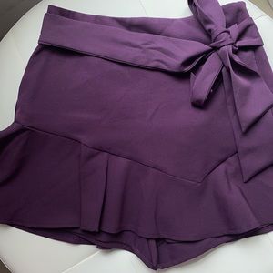 NWT Zara Purple Skort